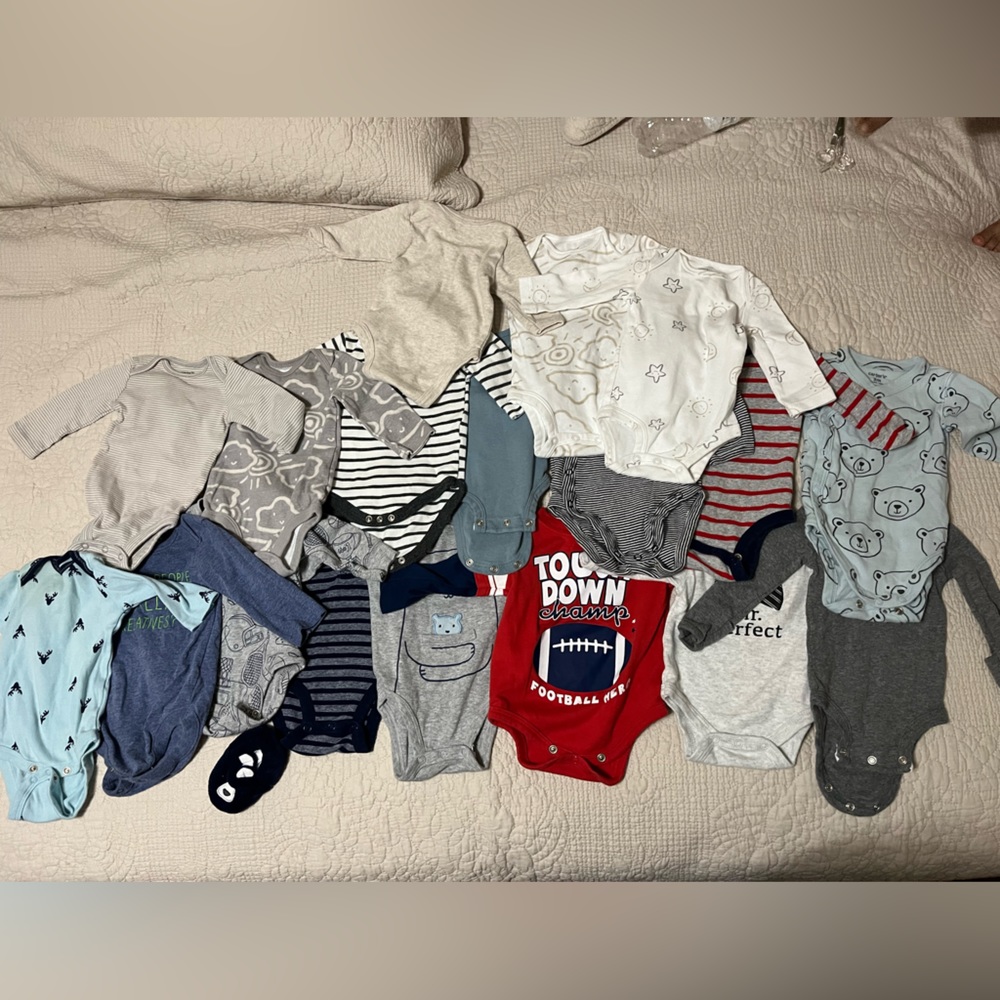 Baby boy 18 pc of 0-3 months